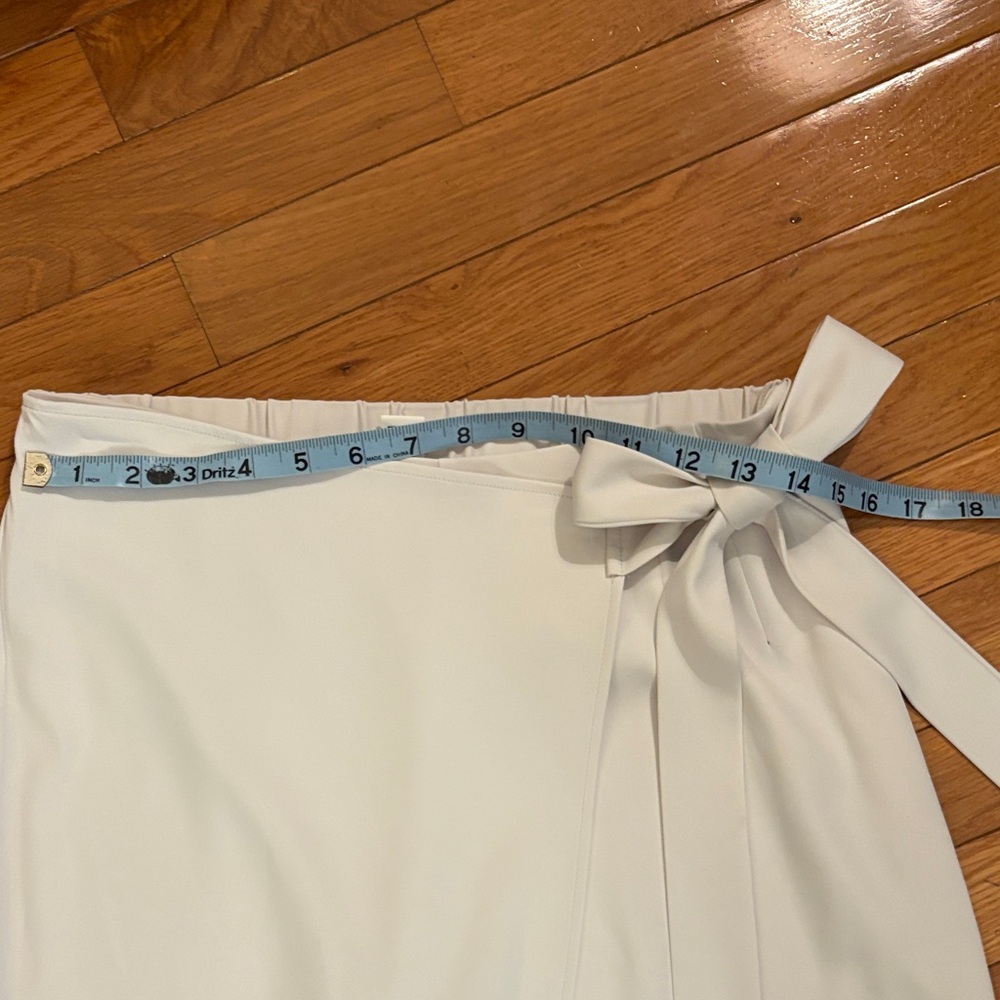 HALARA Ivory Wide-Leg Tie-Waist Pants - Picture 6 of 13